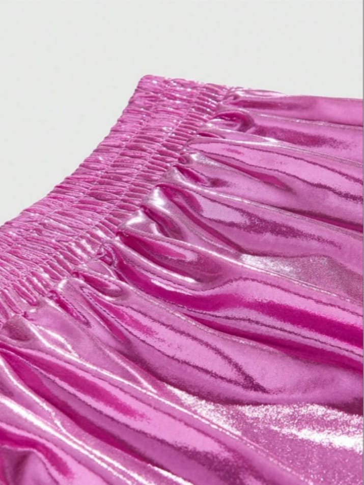 Men's Street Life Y2K Solid Color Shiny Shorts